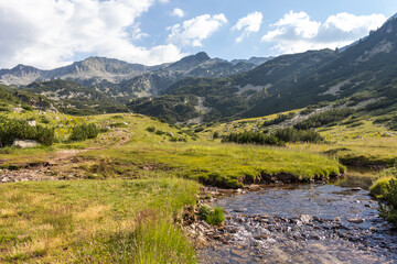 Fototapeta na wymiar Landscape with Banderitsa River, Pirin Mountain, Bulgaria