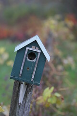 Homemade Wooden Birdhouse