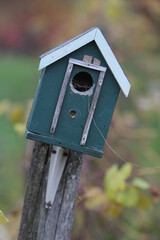 Homemade Wooden Birdhouse