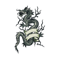 illustration of a dragon