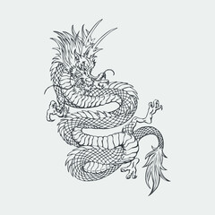 illustration of a dragon