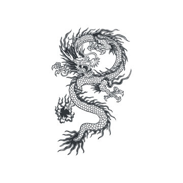 chinese dragon tattoo