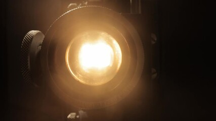 Old film projector in close up view - macro shot