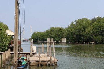 boat on the river