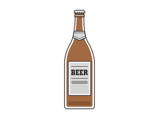ビール瓶のイラスト