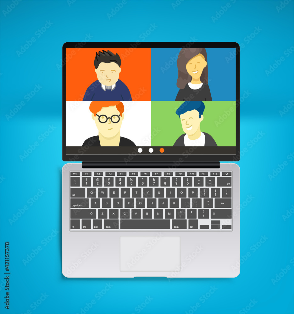 Poster Using communication application for conference