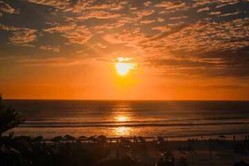 Por do sol Praia Grande RJ