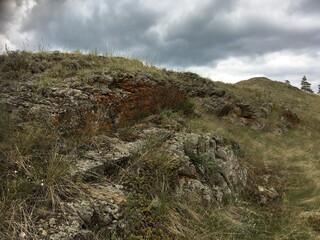 Rocks on the mountains