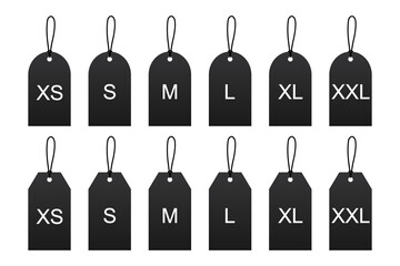 XS S M L XL XXL. clothing size