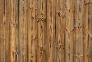 Old brown wooden fence background