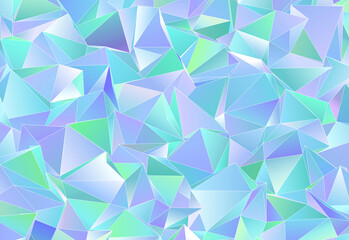 Fototapeta premium 3d Triangles, abstract background. Design wallpaper.