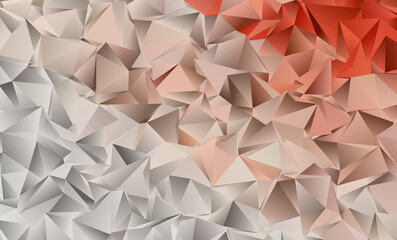 Fototapeta premium 3d Triangles, abstract background. Design wallpaper.