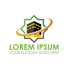 hajj vector , makkah logo vector