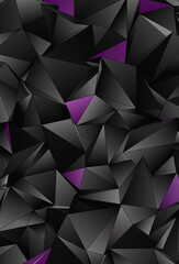 3d Triangles, abstract  background. Design wallpaper.