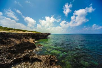 Private beach in Okinawa