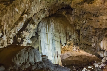 New Athos largest cave, view