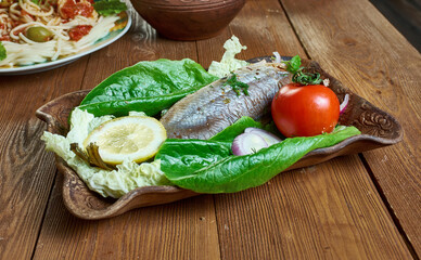 Vietnamese caramel trout