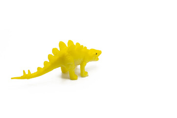 Isolated photos of plastic toy dinosaurs © Богдан Тарасов