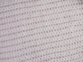 
fabric with knitted woolen texture