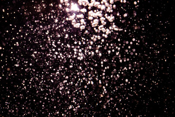 Pink glitter vintage lights