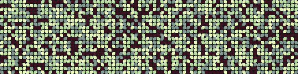 Abstract Geometric Pattern generative computational art illustration