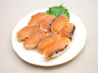 握り寿司（サーモンの炙り）