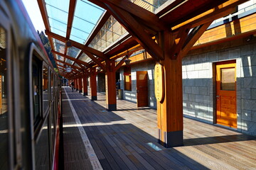 Chaoping Station in Alishan National Forest Recreation Area, situated in Alishan Township, Chiayi , TAIWAN
