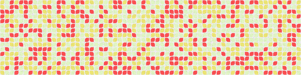 Abstract Geometric Pattern generative computational art illustration