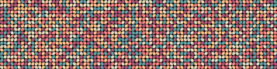 Abstract Geometric Pattern generative computational art illustration