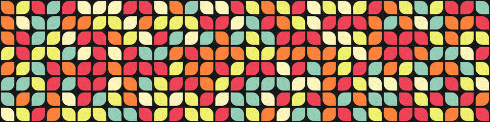 Abstract Geometric Pattern generative computational art illustration