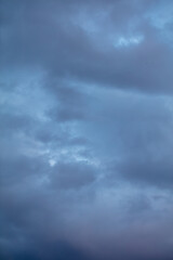 Rain clouds in the sky