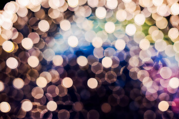 Abstract Blurred lighting bokeh background for product display montage