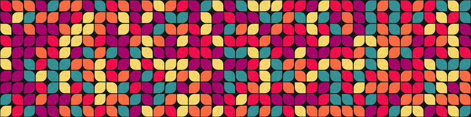 Abstract Geometric Pattern generative computational art illustration