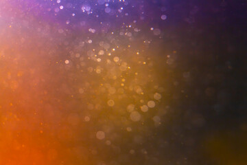 Fantasy abstract blur bokeh of lights colorful sparkle