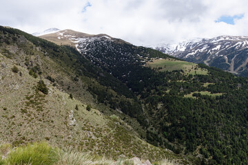 The valley of Err in autumn, Pyrenees, France