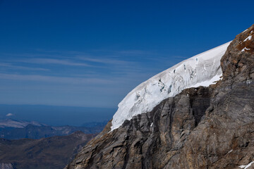 Alpine landscape, Jungfrau massif, in the heart of Switzerland