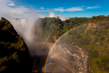 Victoria Falls Zambia Zimbabwe Border Africa 