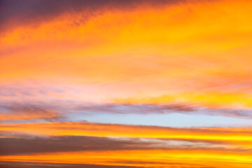 Beautiful sunset twilight sky  with clouds