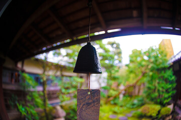 日本家屋の縁側の風鈴