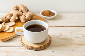 hot and sweet ginger juice glass