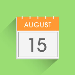 Illustration of Indian Independence day,15 August.