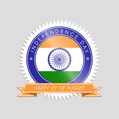 Illustration of Indian Independence day,15 August.