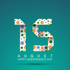 Illustration of Indian Independence day,15 August.
