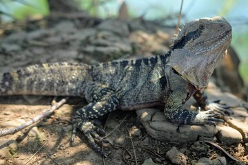 オーストラリアに生息している野生のトカゲ