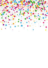 Purple Prize Dot Background. Pattern Square Illustration. Yellow Circle Decoration. Colorful Confetti Background.