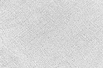 Grunge texture linen fabric. Vector illustration. monochrome background of rough canvas