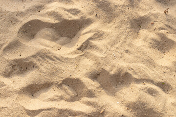 Fototapeta na wymiar Sand on the beach texture for summer background.