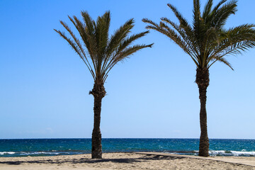 Beautiful view of San Juan beach in Alicante