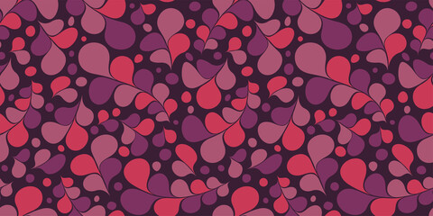 Organic motif, botanical motif background. Seamless pattern.Vector.スタイリッシュな有機的パターン