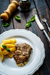 Grilled pork neck